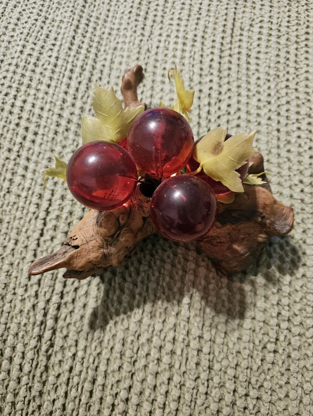 Vintage MCM Red Grape Decor